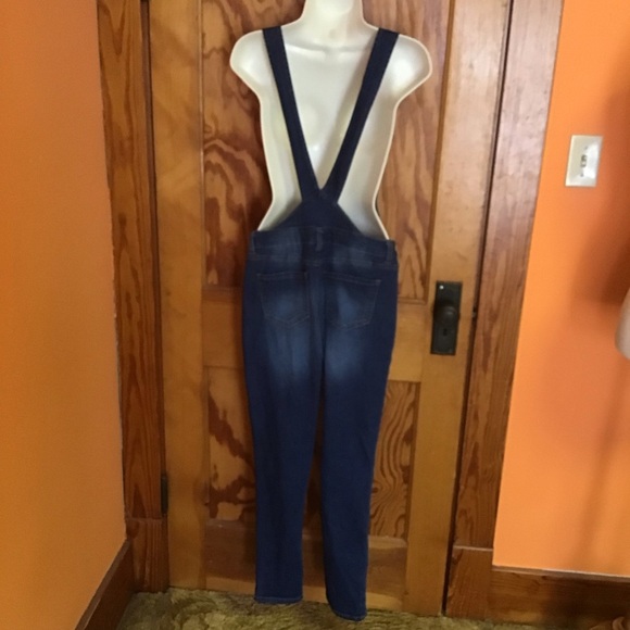 Wax Jean Blue Denim Overalls - Picture 7 of 8